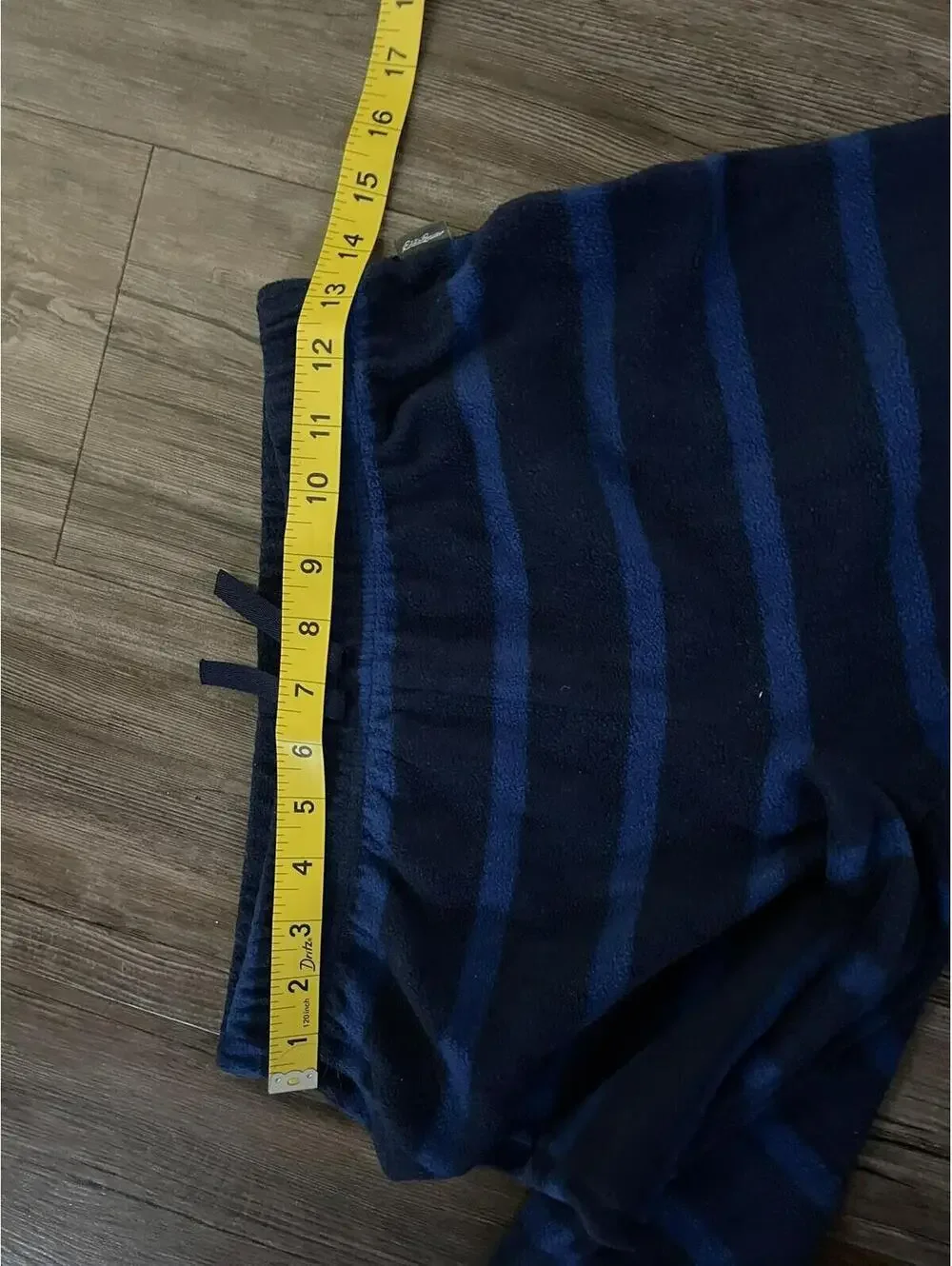 Y2K Eddie Bauer Blue Striped Sleepwear Pajama Pants Sz S